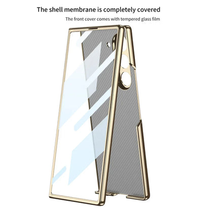 Samsung Galaxy Z Fold 6 Deer Pattern Glass Case