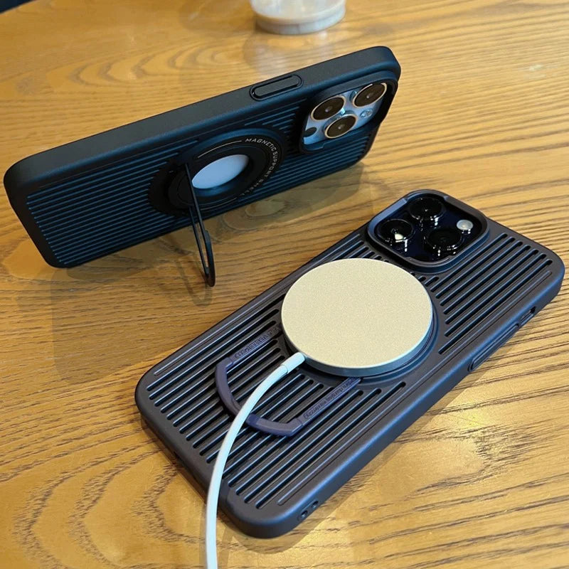 Airflow Magsafe Case with Stand For iPhone Series