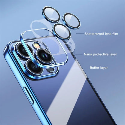 Electroplating Clear Phone Case for iPhone Series