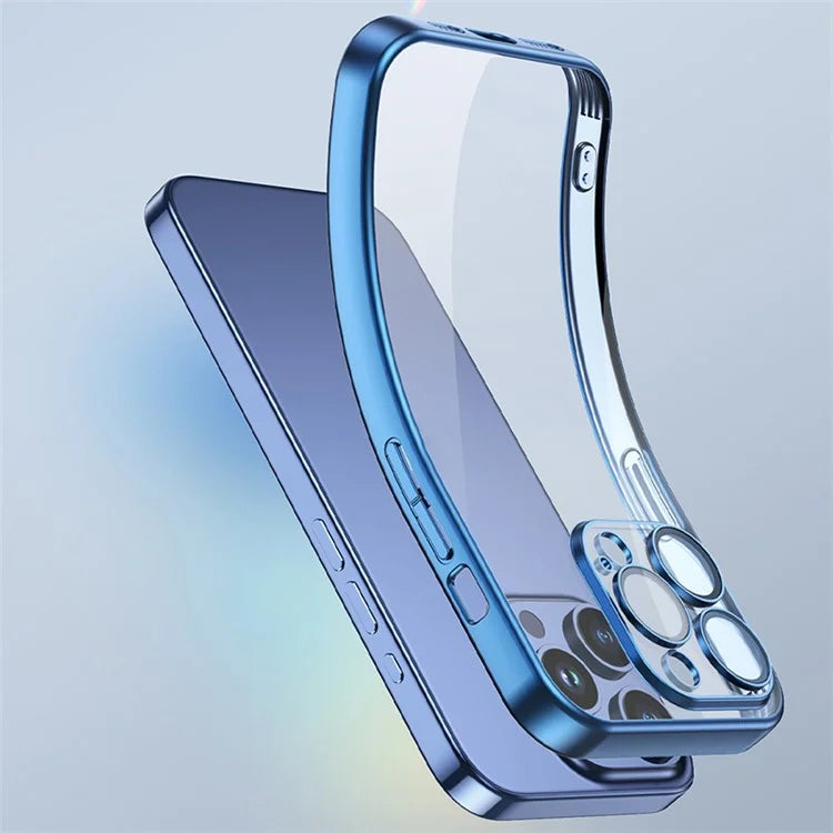 Electroplating Clear Phone Case for iPhone Series