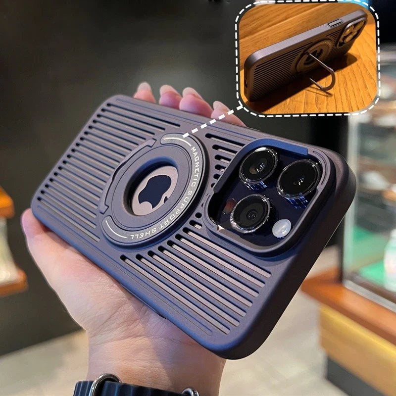 Airflow Magsafe Case with Stand For iPhone Series
