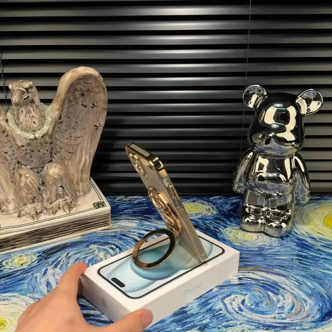 MagSafe Heat Dissipation Rotating Wheel Stand Case - Galaxy S25 Ultra