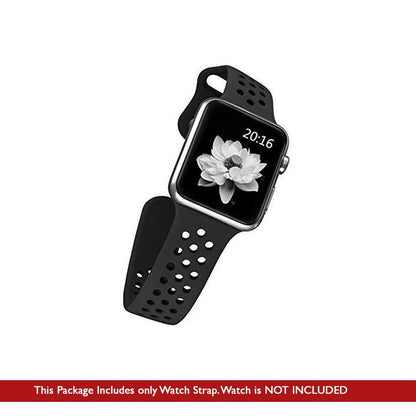 Perforated Band/Strap Black for Apple Watch