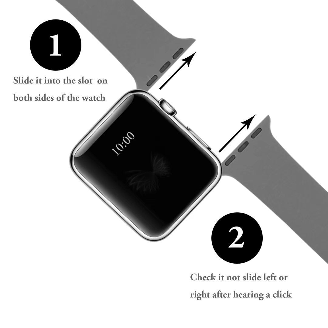 Perforated Band/Strap Black for Apple Watch