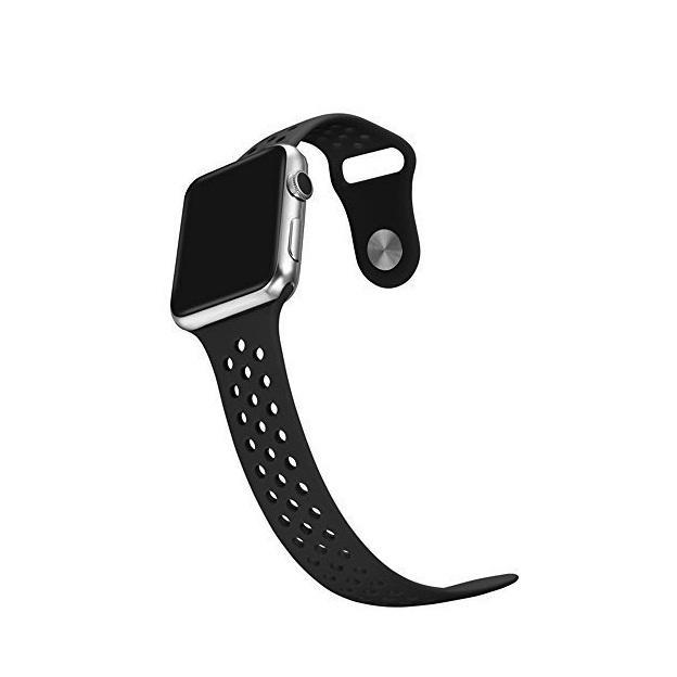 Perforated Band/Strap Black for Apple Watch