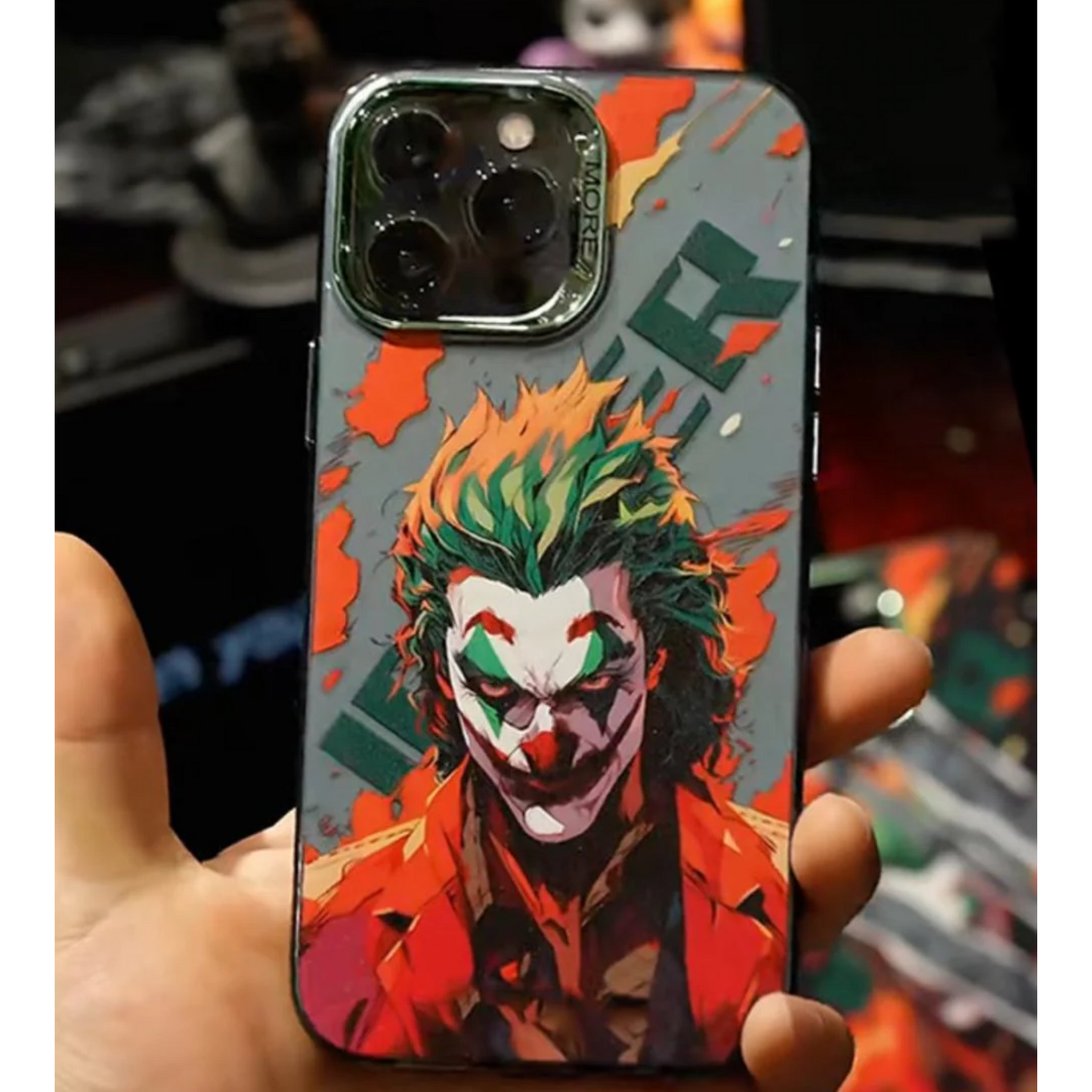 Graphic Joker Pattern Case for iPhone Series