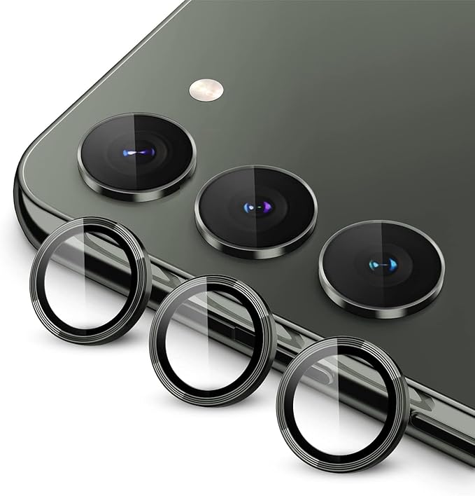 Titanium Camera Lense Protector 9H Aluminium Ring for S25