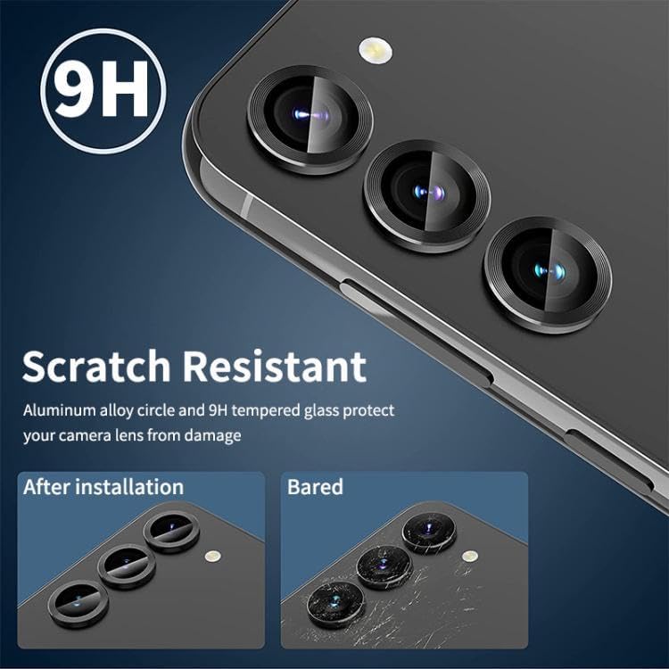 Titanium Camera Lense Protector 9H Aluminium Ring for S25