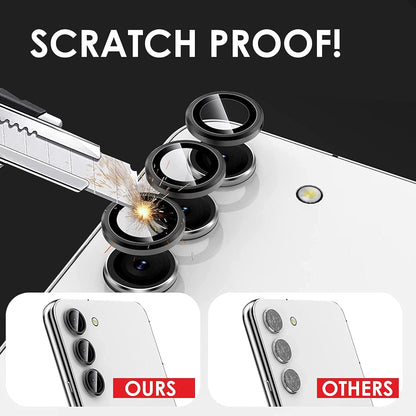 Titanium Camera Lense Protector 9H Aluminium Ring for S25