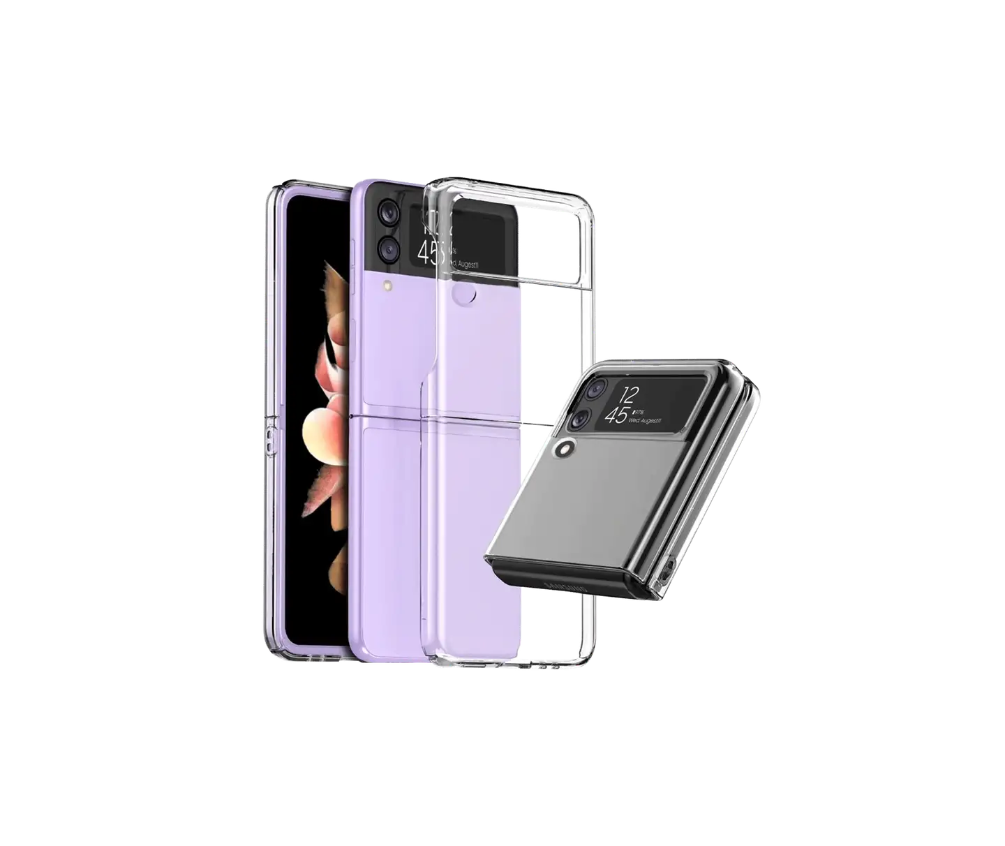 Thin Hard PC with Non-Slip Grip Protective Phone Case - Samsung