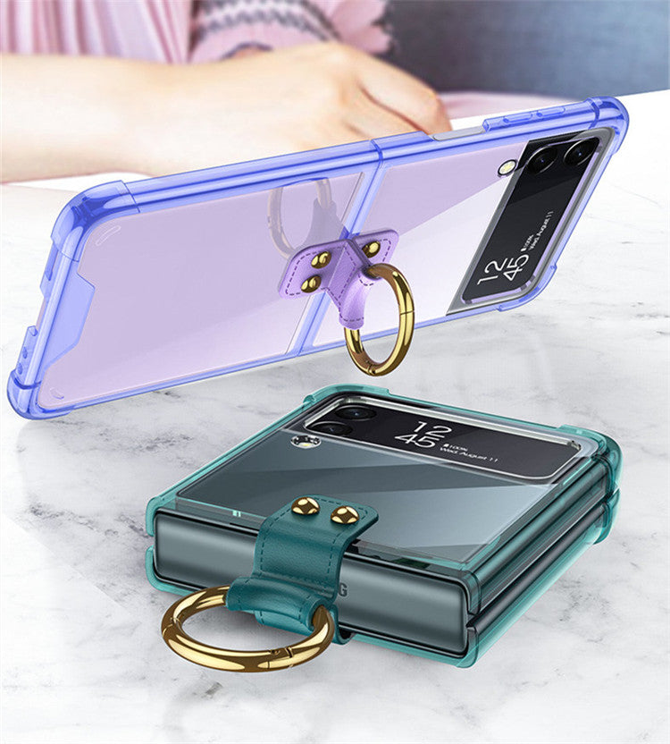 Acrylic Ring Case For Samsung Galaxy Z Flip 3