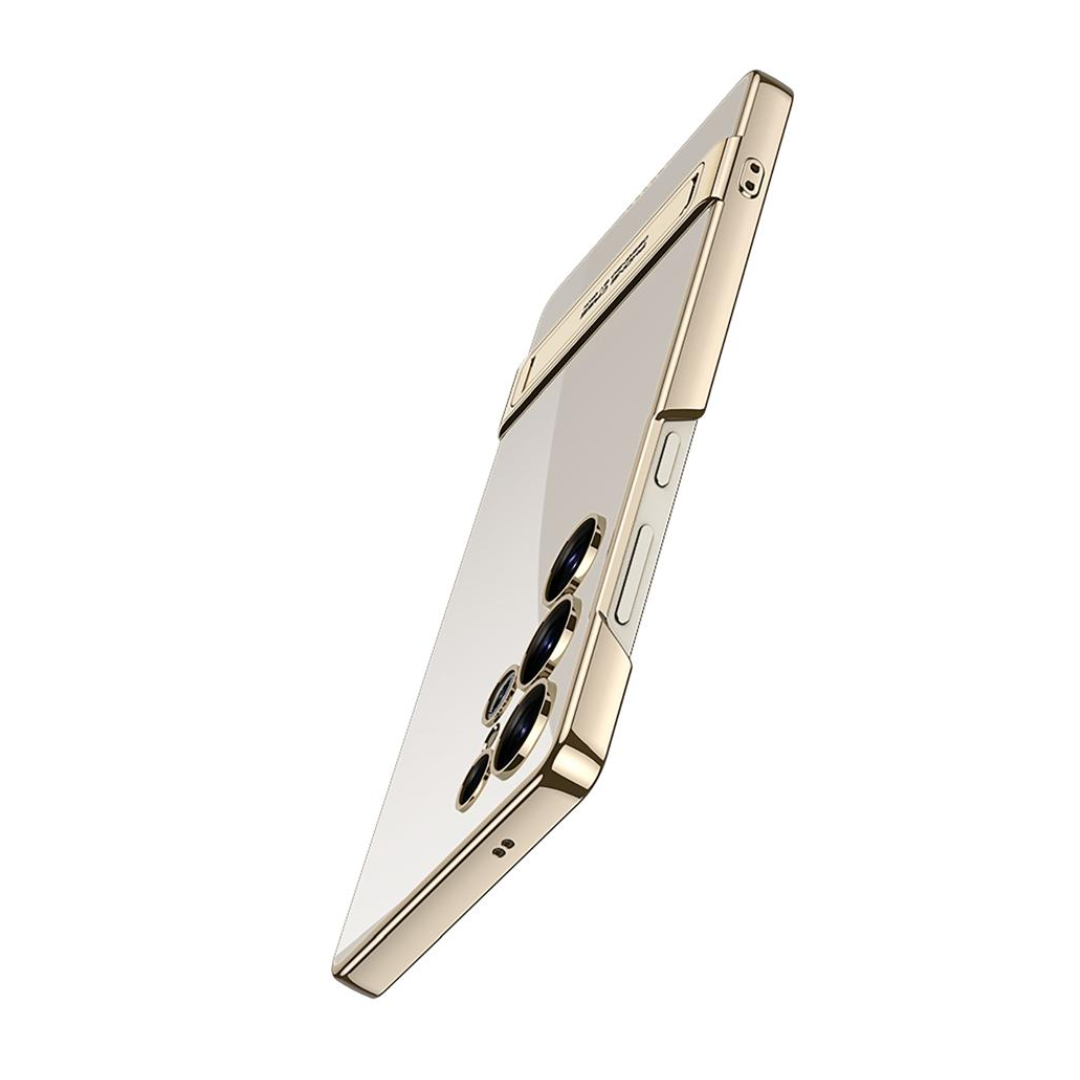 Ultra Clear Hybrid Transparent Side Stand Case- Samsung