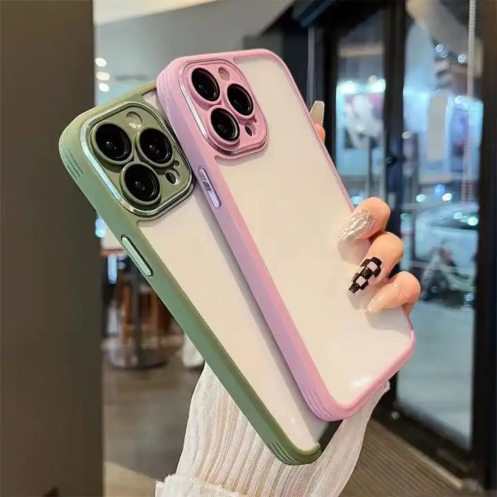 Transparent Shockproof Bumper Case For iPhone 15 Series