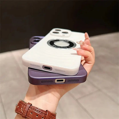 Matte Frosted Magsafe Logo-Cut Case- iPhone