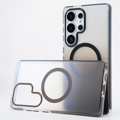 Wave Pattern Transcluent Frosted Gradient Case- Samsung