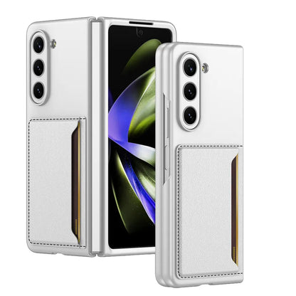 Premium Luxury Card Slot Leather Case For Galaxy Z Fold 5