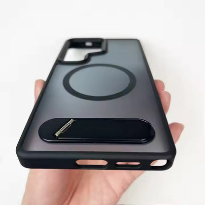 Ultra Hard Matte Side Stand Case For Galaxy S25 Ultra