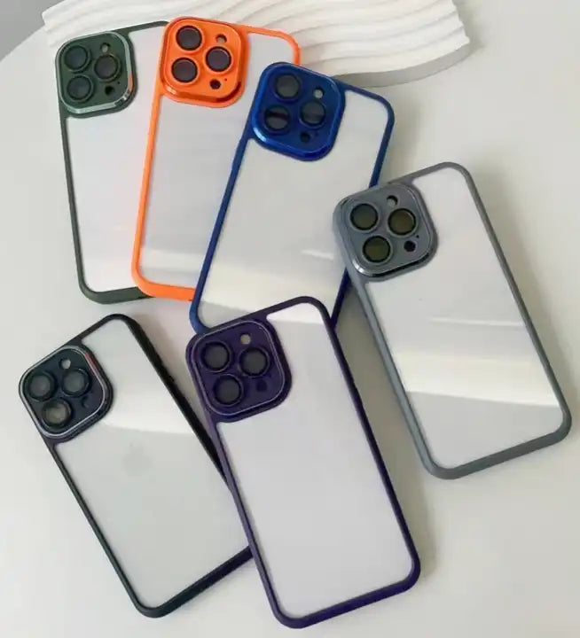 Transparent Shockproof Bumper Case For iPhone 15 Series