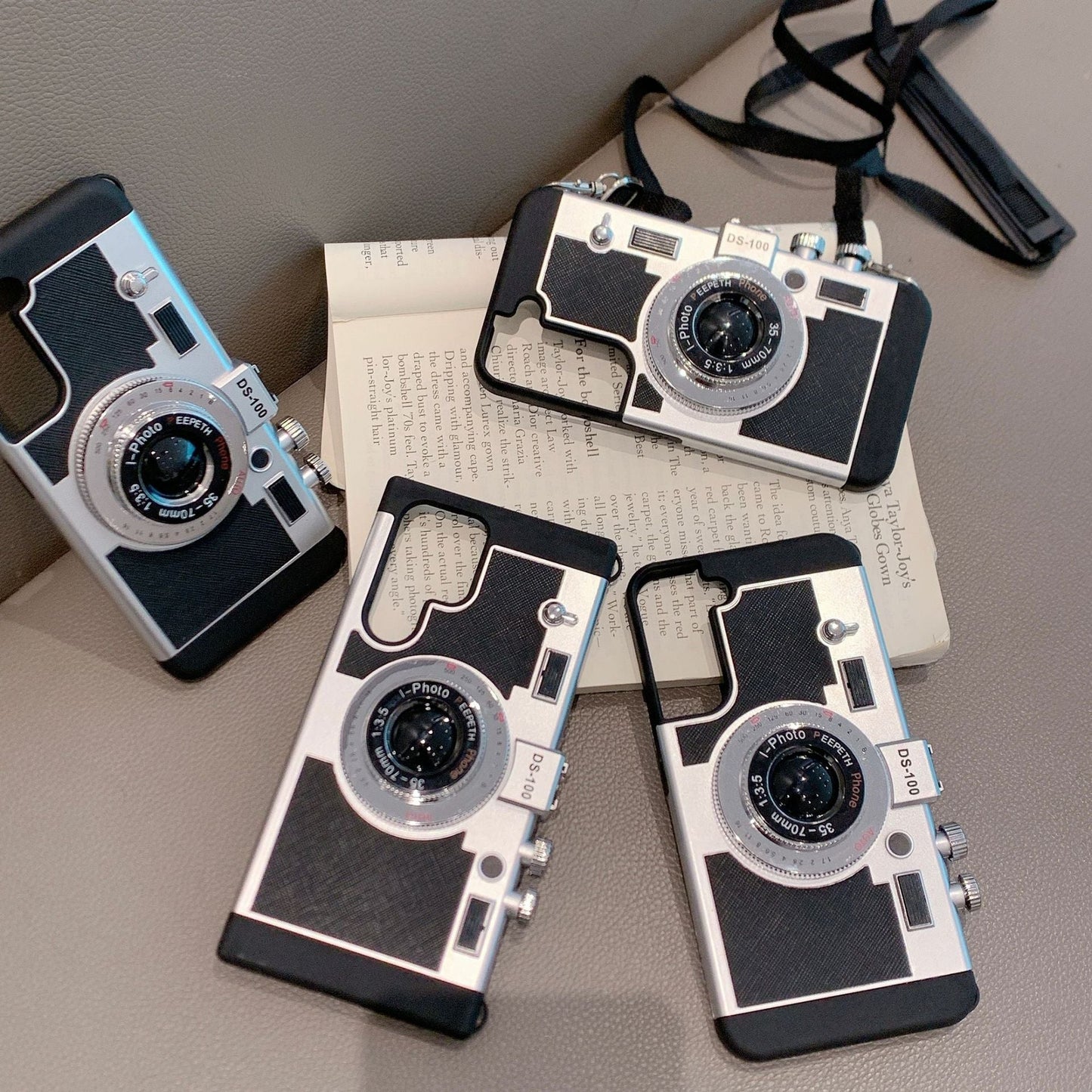 3D Retro Vintage Camera Case for Samsung Series