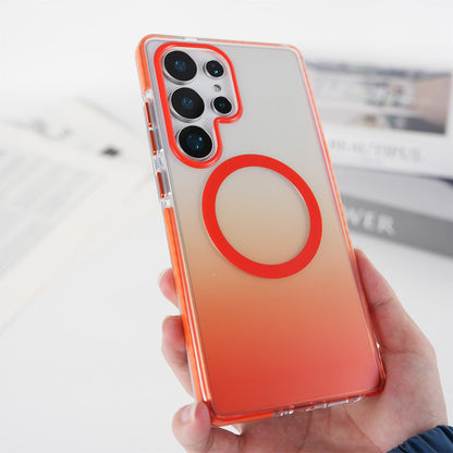 Wave Pattern Transcluent Frosted Gradient Case- Samsung