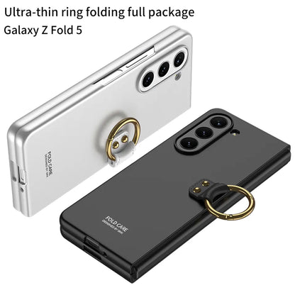 Ultra Thin With Metal Ring Foldable Phone Case for Z Fold 5