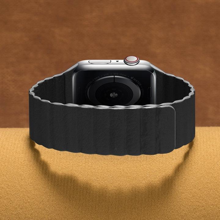Leather Loop Band/Strap for Apple Watch [42/44MM] - Black