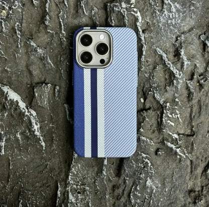 Carbon Fiber Strap MagSafe Case for iPhone Case
