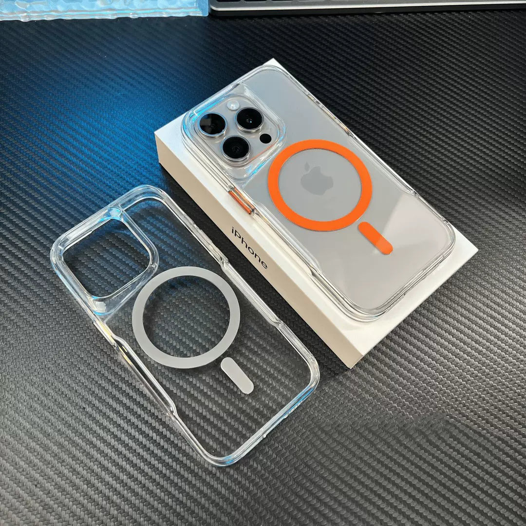Transparent Armour Magsafe Case for iPhone Series