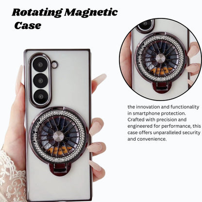 Electroplated Rotating Magnetic Case- Galaxy Z Fold 6