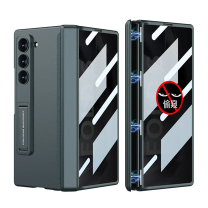 Full Protection Kickstand Case With Privacy Screen For Samsung Galaxy Z Fold 6