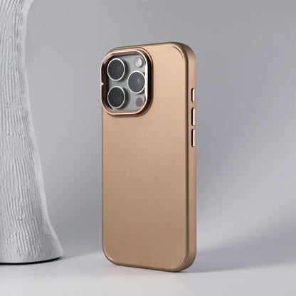 Metal Lens Protection Kickstand Case- iPhone
