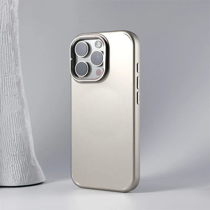 Metal Lens Protection Kickstand Case- iPhone