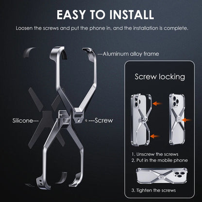 Aluminum Alloy Hollow Case for iPhone Series