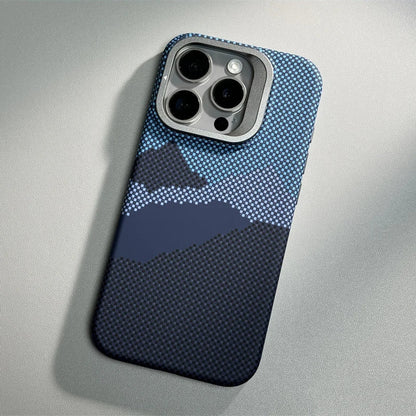 Mountain Texture Kickstand Case for iPhone Series