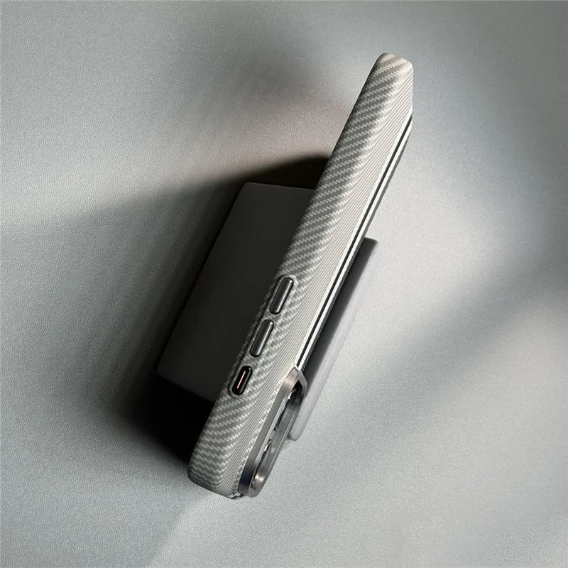 Carbon Fiber Strap MagSafe Case for iPhone Case