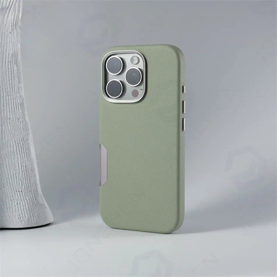 Classic Leather Magnet Shield- iPhone 16 Series
