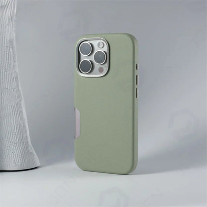 Classic Leather Magnet Shield- iPhone 16 Series