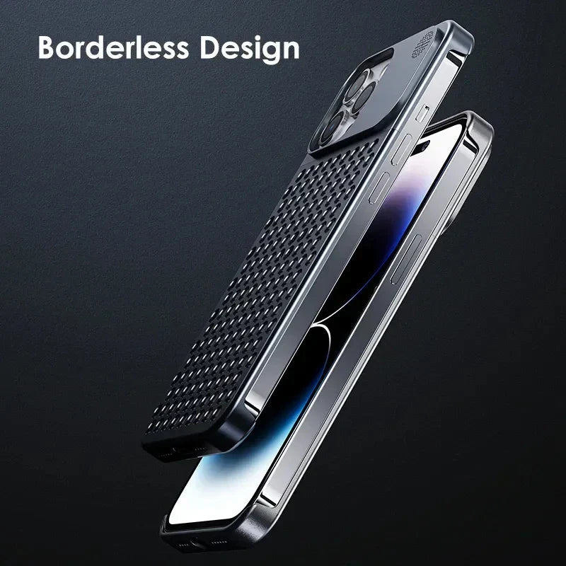 Metallic Hybrid TPU Aluminum Plating Case for iPhone Series
