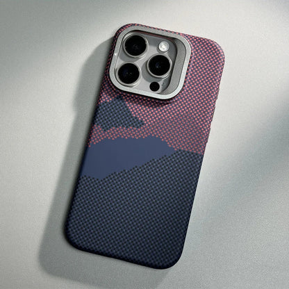 Mountain Texture Kickstand Case for iPhone Series