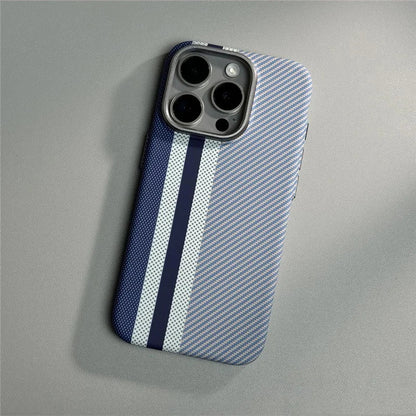 Carbon Fiber Strap MagSafe Case for iPhone Case