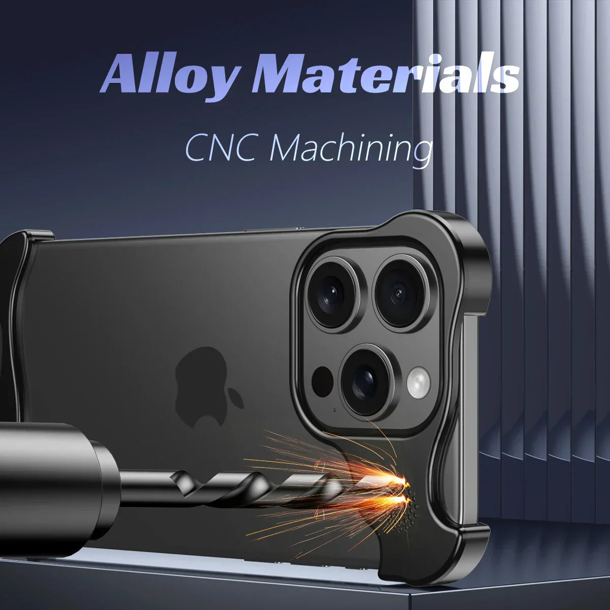 Titanium Frame Luxury Bumper Case for iPhone Series