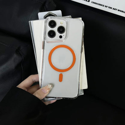 Transparent Armour Magsafe Case for iPhone Series