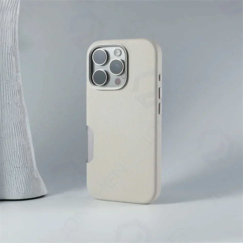 Classic Leather Magnet Shield- iPhone 16 Series