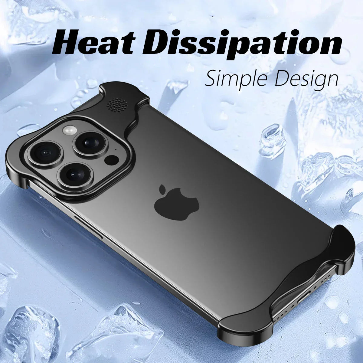 Titanium Frame Luxury Bumper Case for iPhone Series