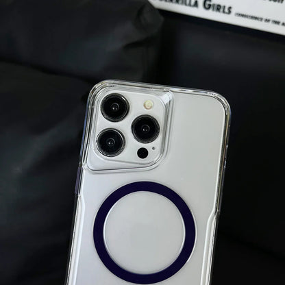 Transparent Armour Magsafe Case for iPhone Series