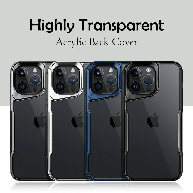 Premium Acrylic Clarity Defender Case for iPhone Series