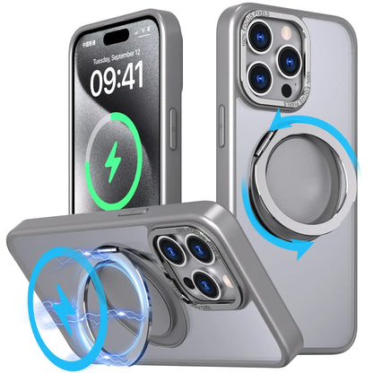 360° Rotating Magnetic Kickstand Case