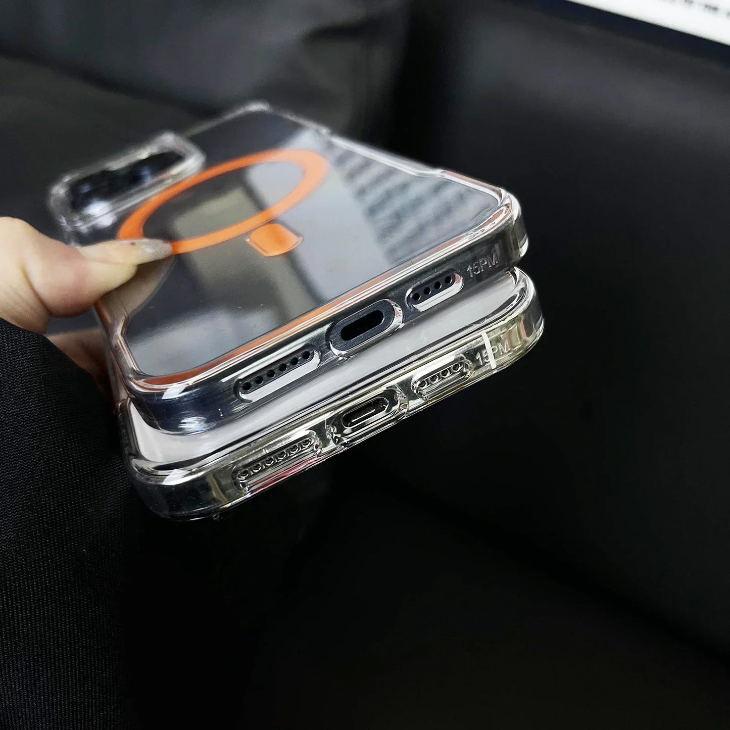 Transparent Armour Magsafe Case for iPhone Series