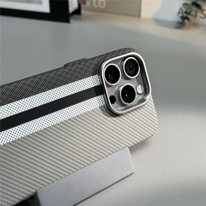 Carbon Fiber Strap MagSafe Case for iPhone Case