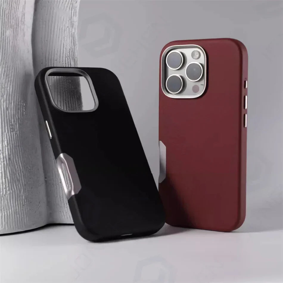Classic Leather Magnet Shield- iPhone 16 Series